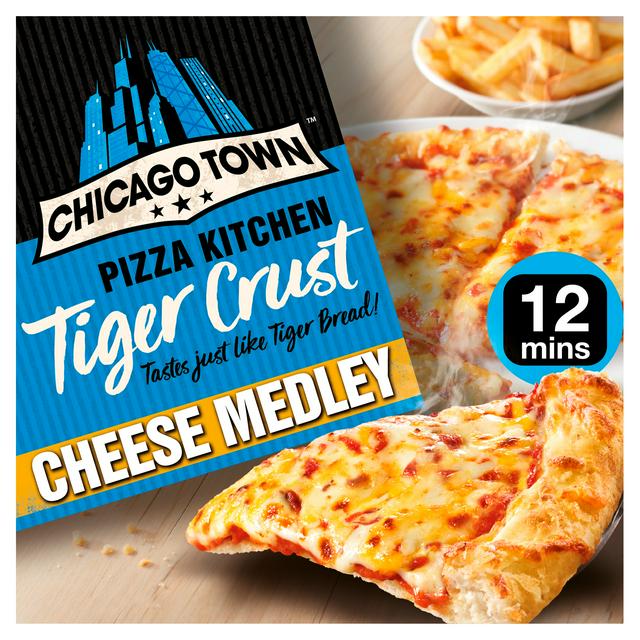 Chicago Town Tiger Crust Cheese Medley Pizza 305g