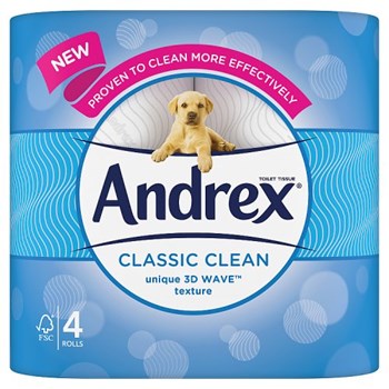 Andrex Classic Clean 4 pack