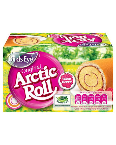 Birds Eye Ice Cream Arctic Roll Raspberry