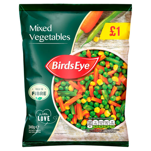 Birds Eye Mixed Vegetables 340g