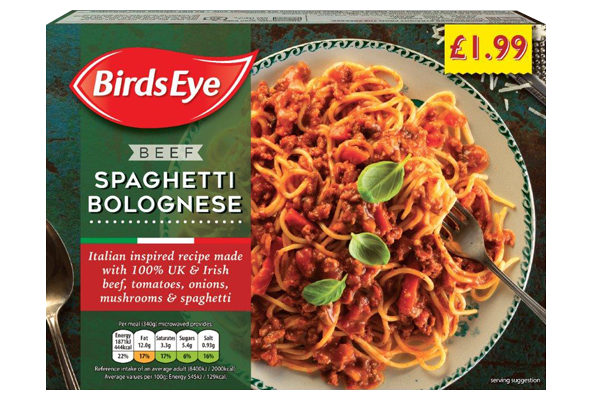 Birds Eye Traditional Spaghetti Bolognese 340g