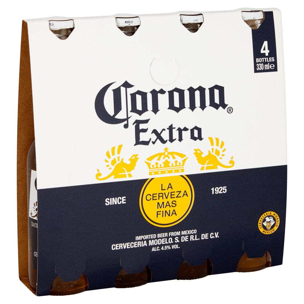 Corona Extra 4 x 330 ml bottles