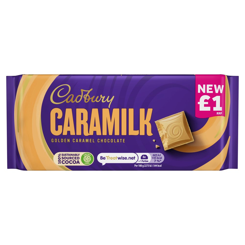 Cadbury Caramilk Golden Caramel Chocolate Bar 380g