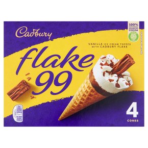 Cadbury Flake 99 4 Cones box