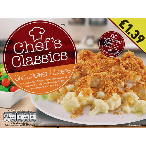 Chefs Classics Cauliflower Cheese