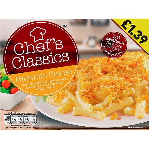 Chefs Classics Macaroni Cheese