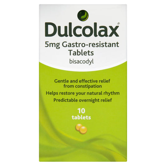 Dulcolax 5mg Gastro-Resisitant Tablets 10 Tablets