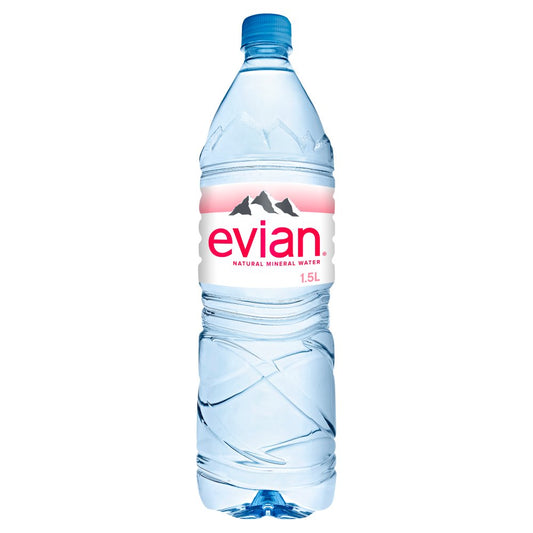 Evian Natural Mineral Water 1.5 Ltr