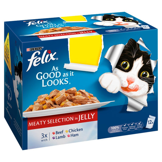 Felix As Good As It Looks Cat Food Meaty 12