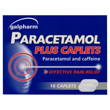 Galpharm Paracetamol Plus Caplets 16 Caplets