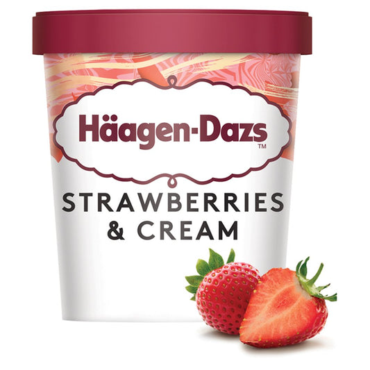 Häagen-Dazs Strawberries & Cream Ice Cream 460ml