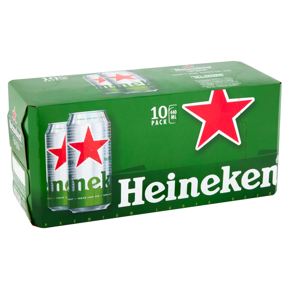 Heineken Lager Beer 10 x 440ml