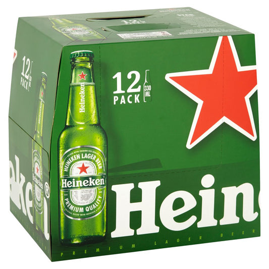 Heineken Premium Lager Beer 12 x 330ml