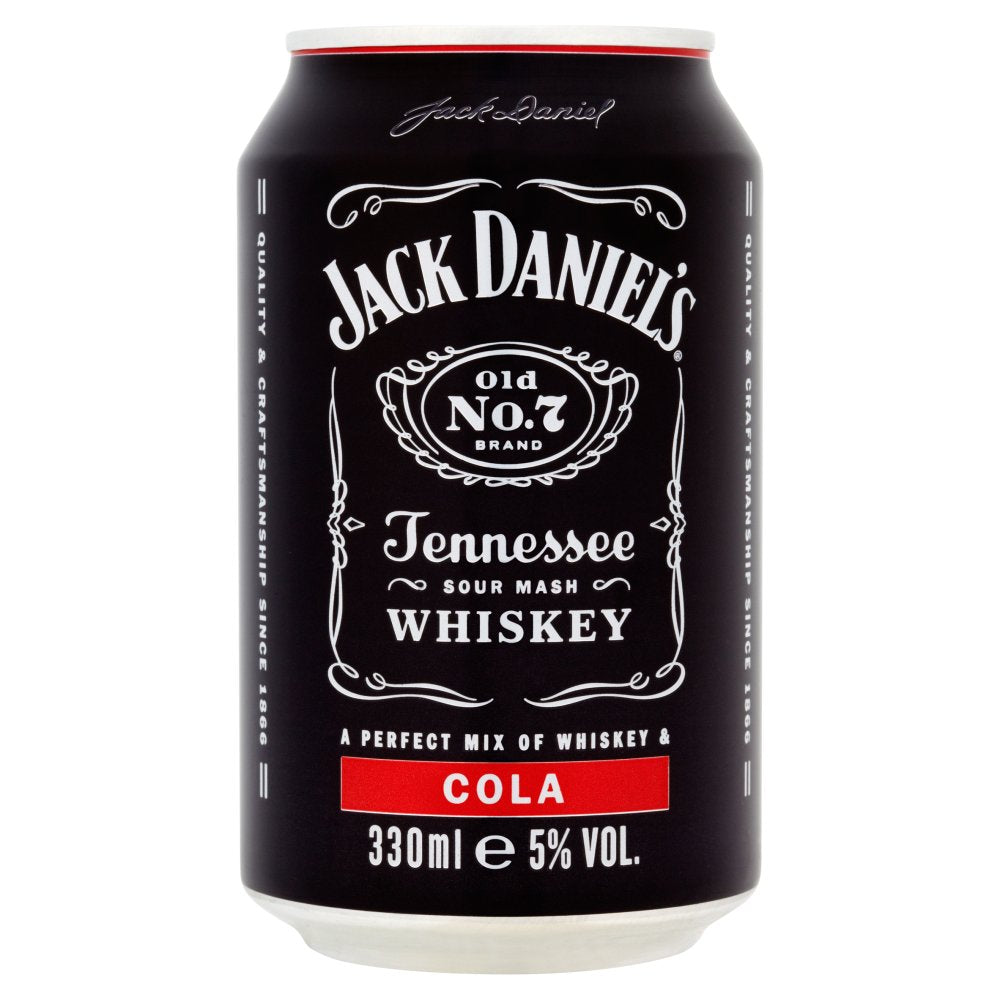 Jack Daniels Cola Can 330ml