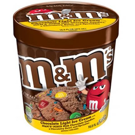 M&M's Chocolate Ice Cream