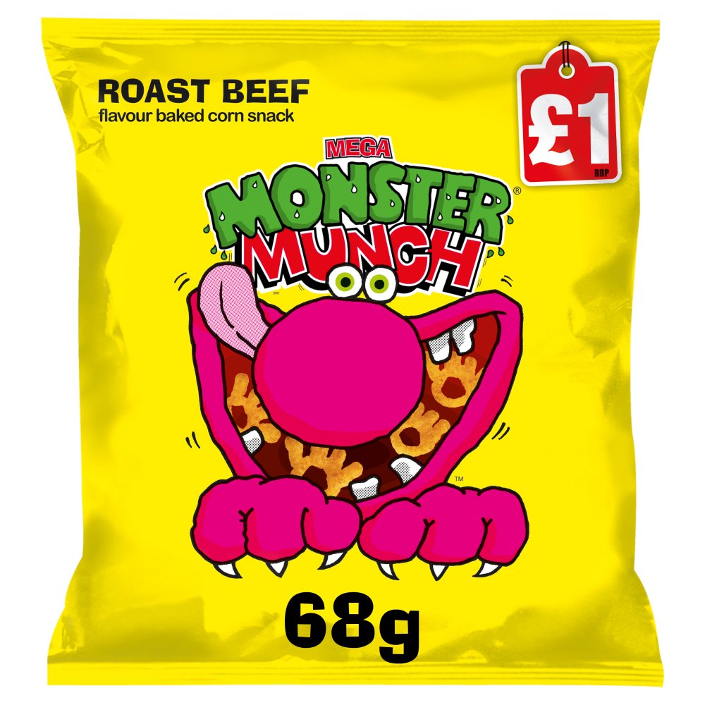 Monster Munch Roast Beef Snacks