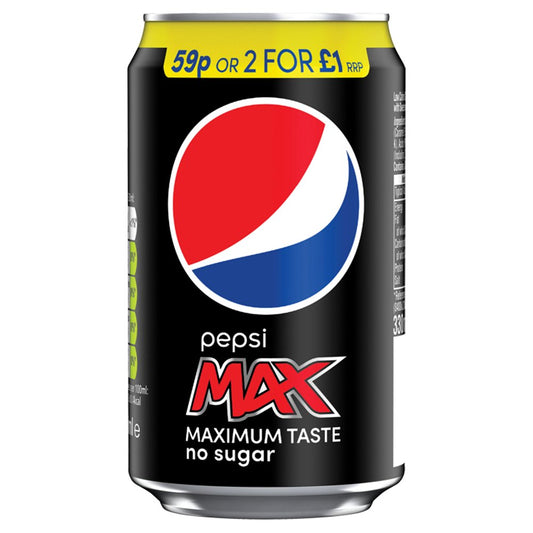 Pepsi Max Can 330 ml