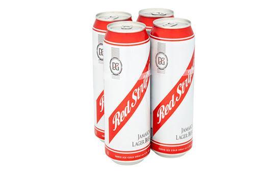 RED STRIPE JAMAICAN LAGER BEER PINT CANS 568ML