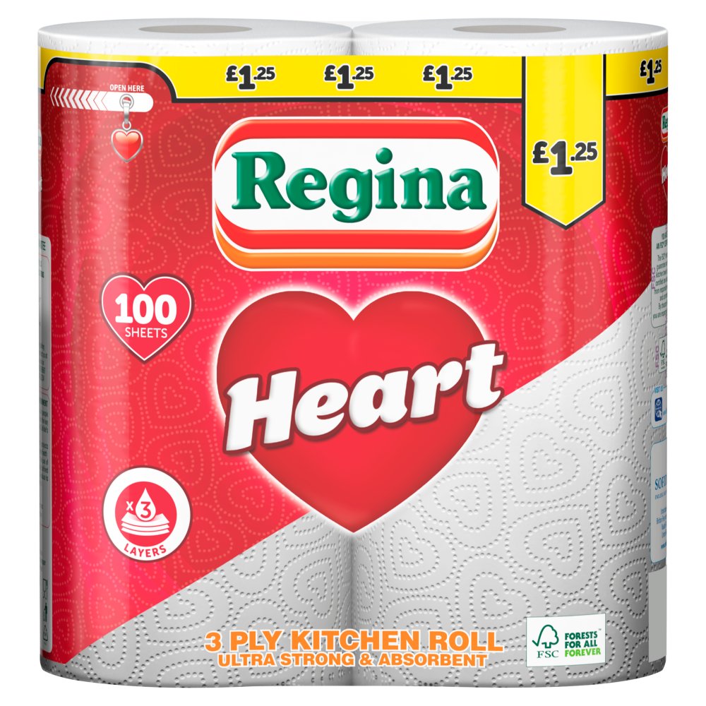 Regina Heart Kitchen Towel