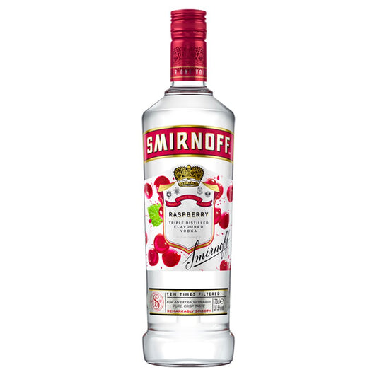 Smirnoff Raspberry Flavoured Vodka 75cl