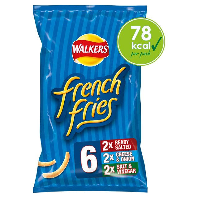 Walkers French Fries Variety Multipack Snacks 6 x 18g