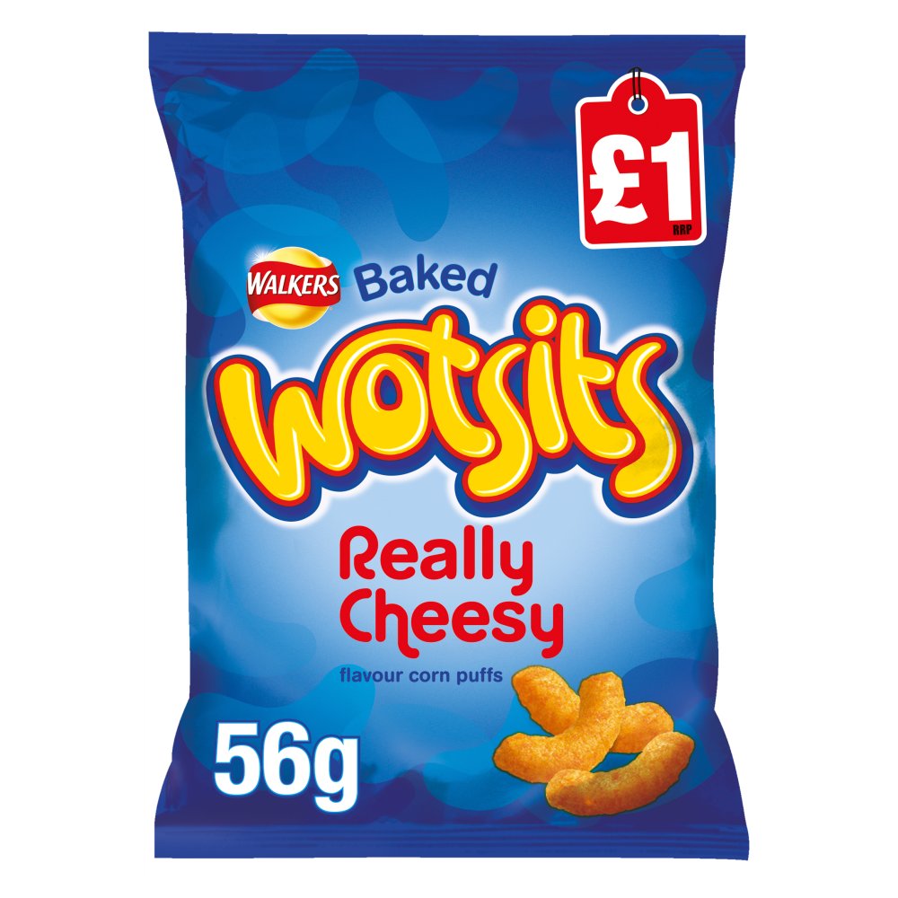 Walkers Wotsits Really Cheesy Snacks 