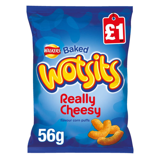 Walkers Wotsits Really Cheesy Snacks 