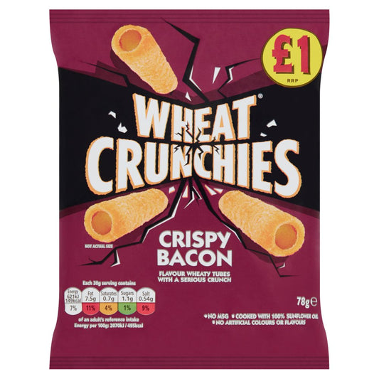 Wheat Crunchies Crispy Bacon Flavour 78g