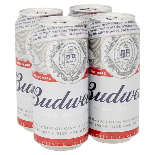 Budweiser 4 x 440ml